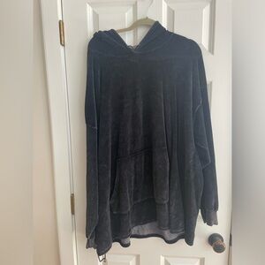 Black Velvet Hoodie